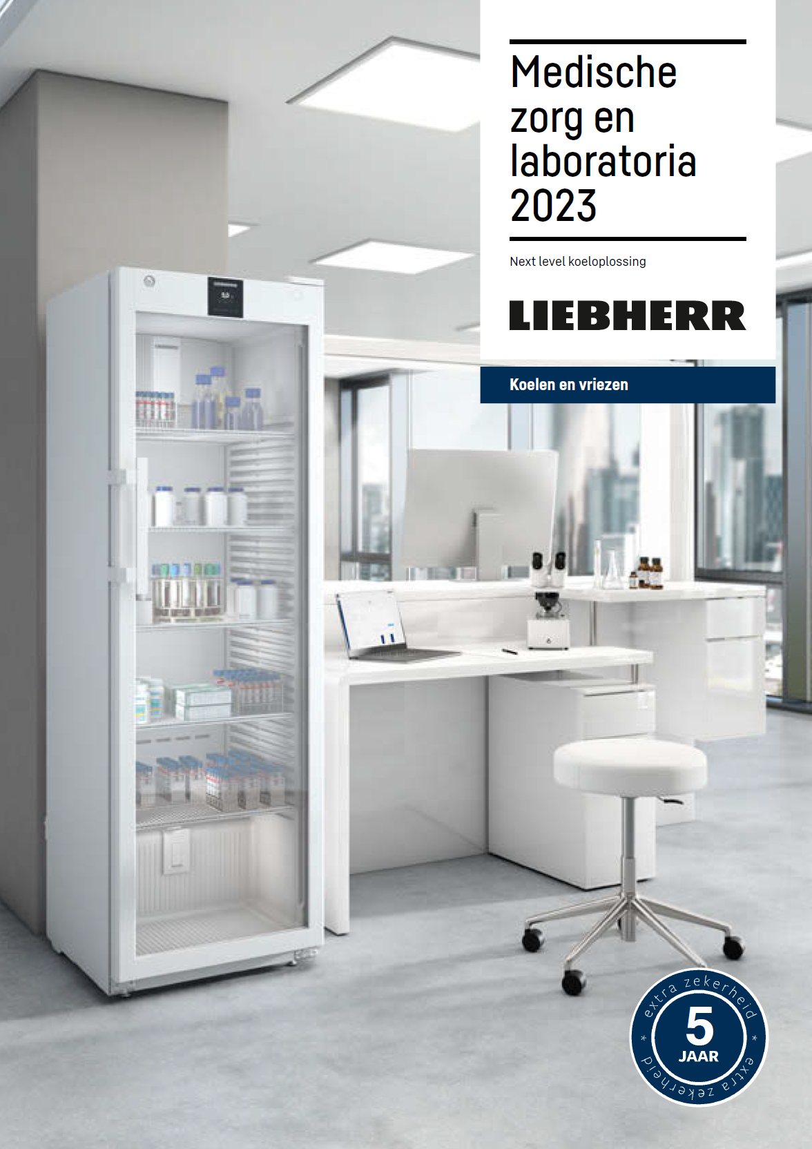Professionele brochure medische zorg en laboratoria 2023 Liebherr